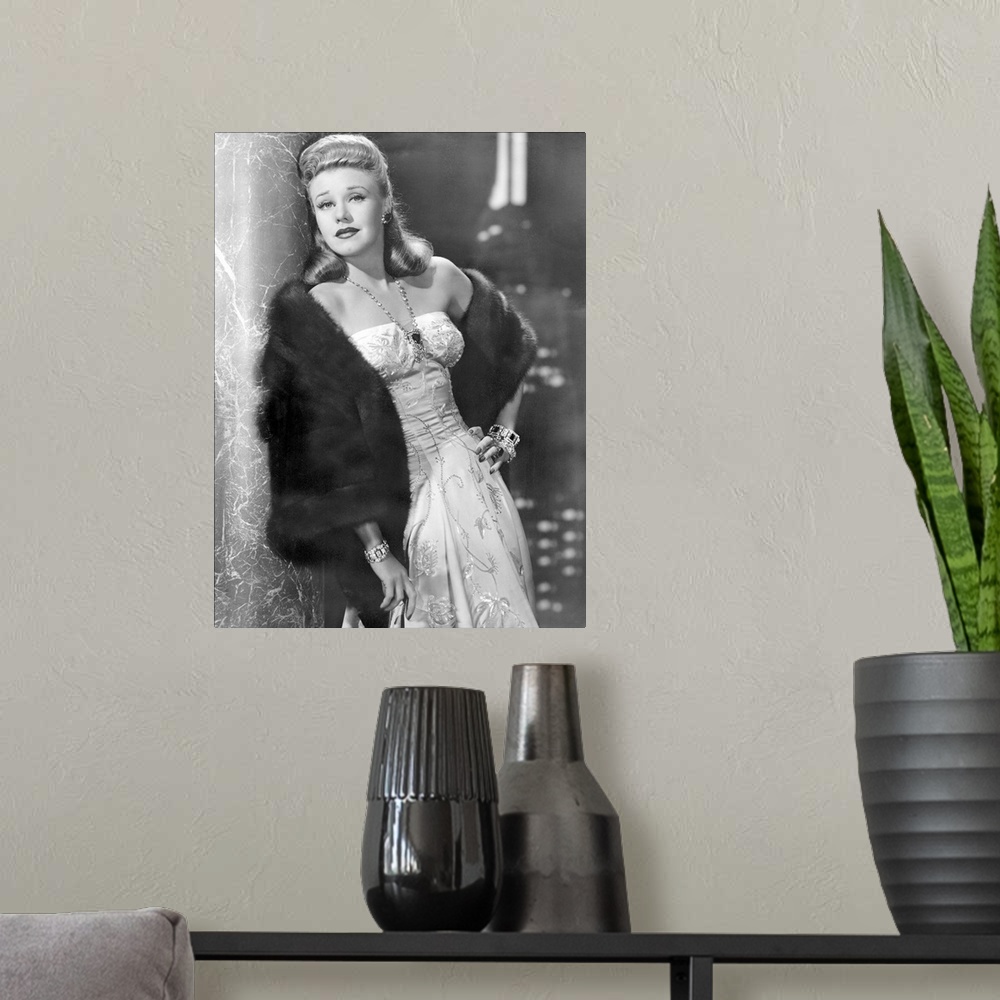 A modern room featuring Ginger Rogers, Once Upon A Honeymoon