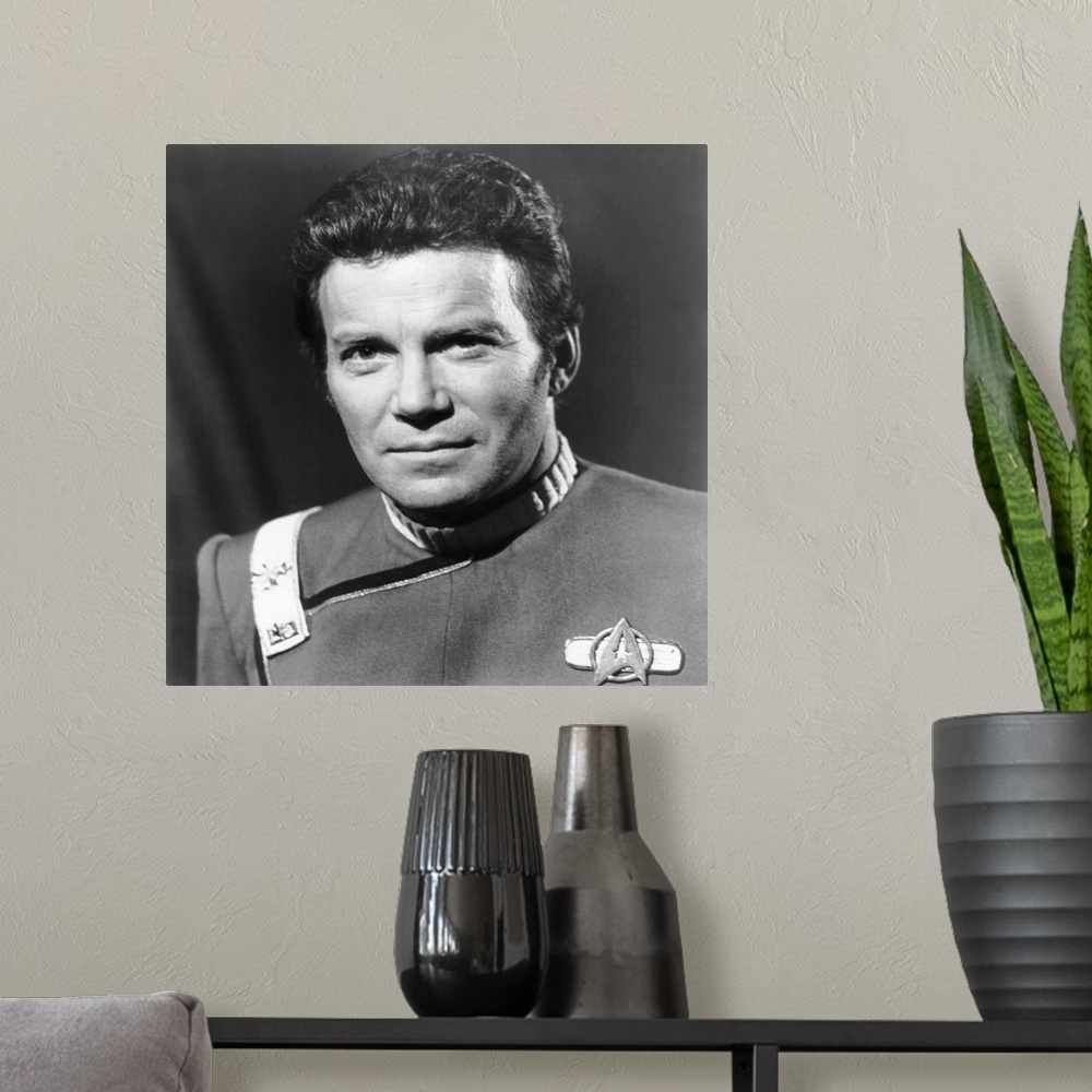 A modern room featuring Star Trek II: The Wrath Of Khan, William Shatner, 1982.