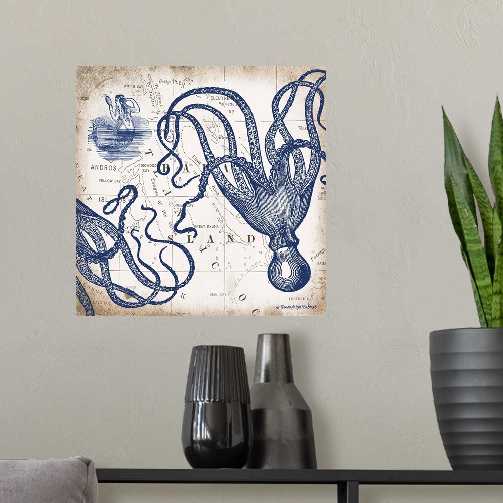 A modern room featuring Octopi I