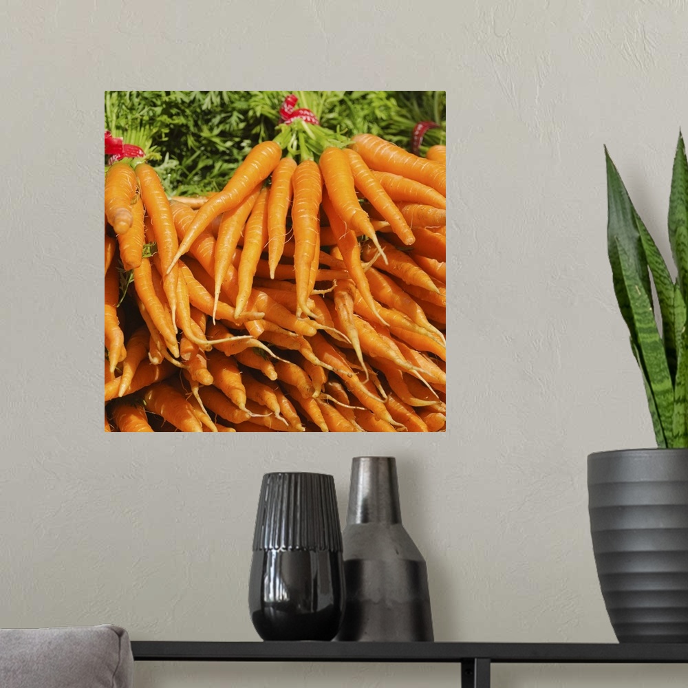 A modern room featuring USA, New York City, Carrots for sale