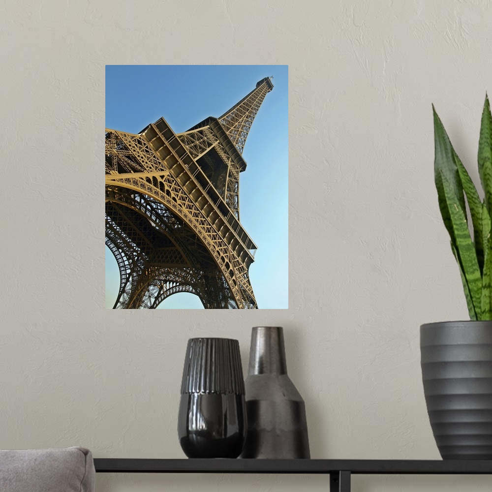 A modern room featuring Eiffel tower