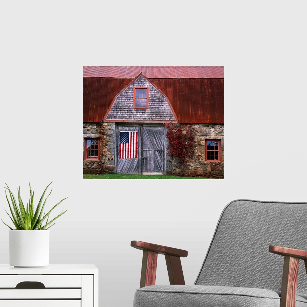 A modern room featuring Stone Barn Farm has been place on the National Register of Historic Places.