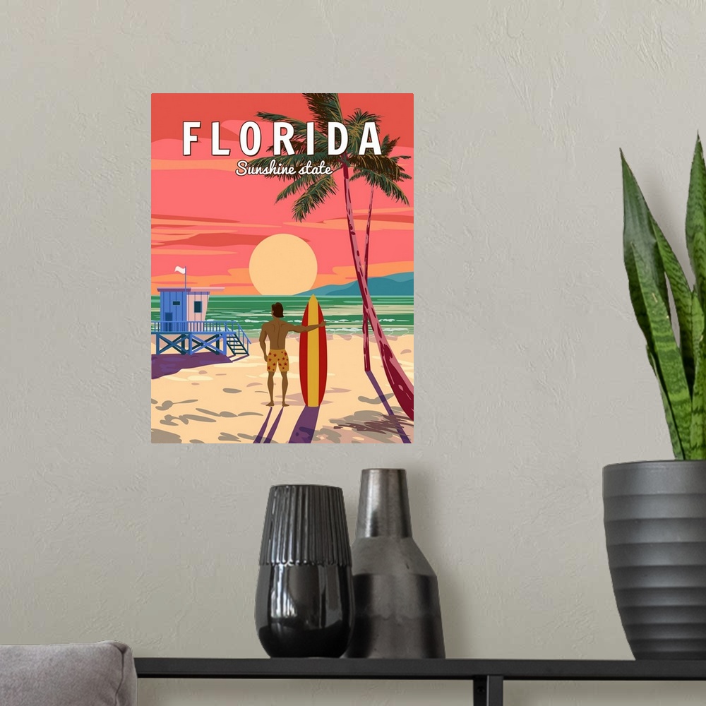 A modern room featuring Sunshine State