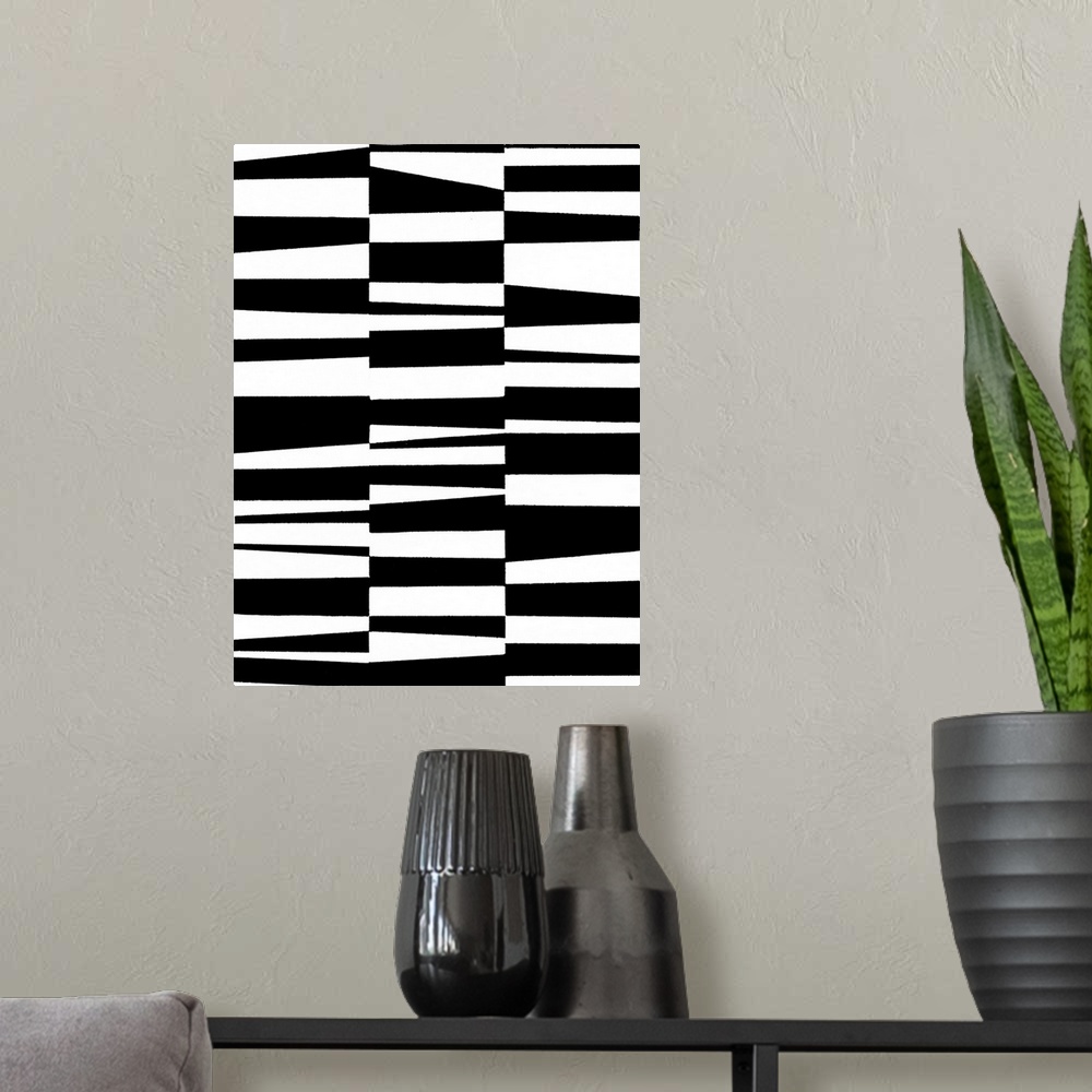 A modern room featuring Monochrome Patterns 7