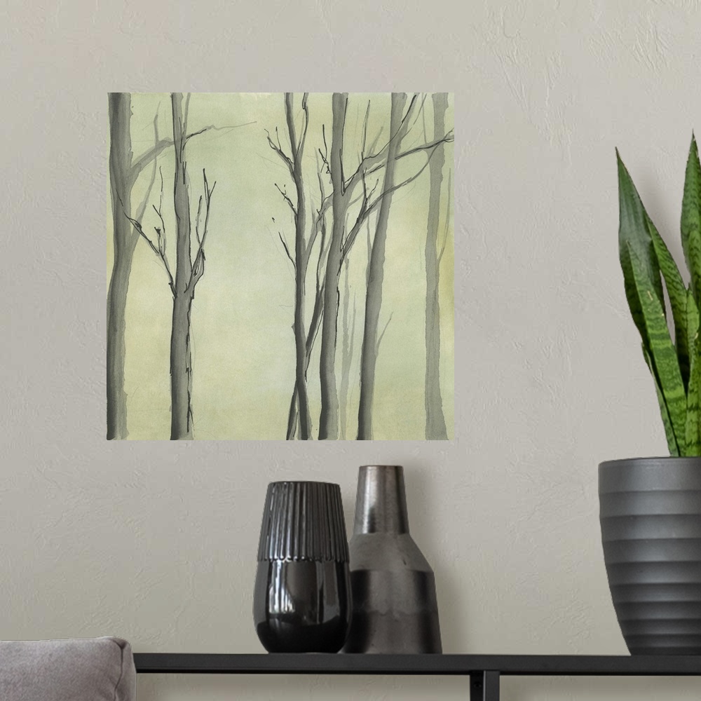 A modern room featuring Trees 2