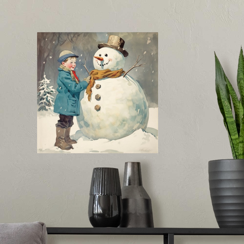 A modern room featuring Frosty 2