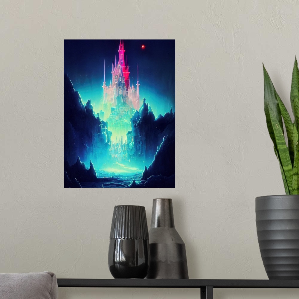 A modern room featuring Ice Castle VII