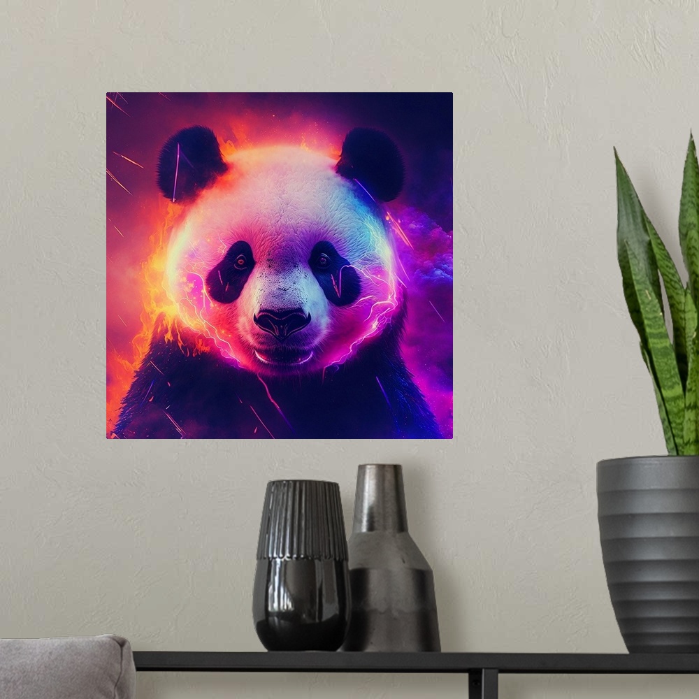 A modern room featuring Panda XI
