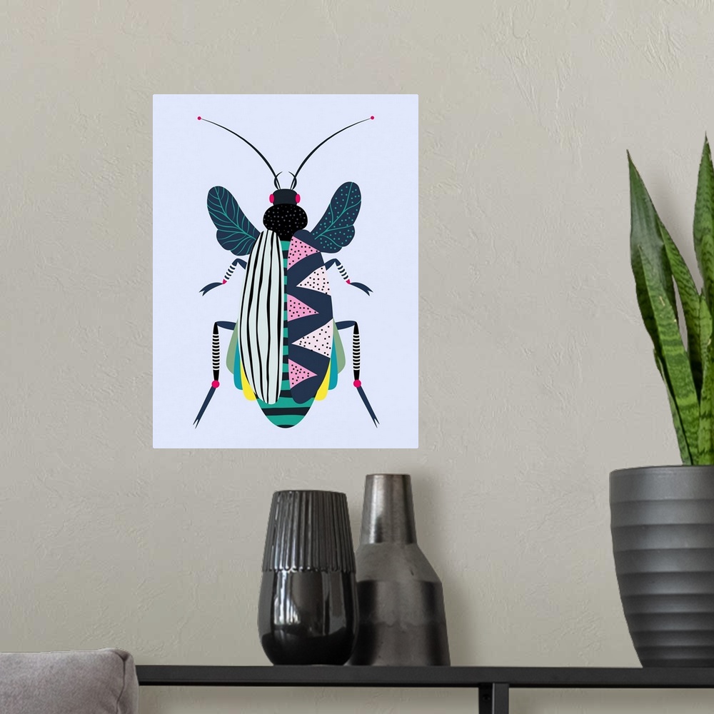 A modern room featuring Beetle