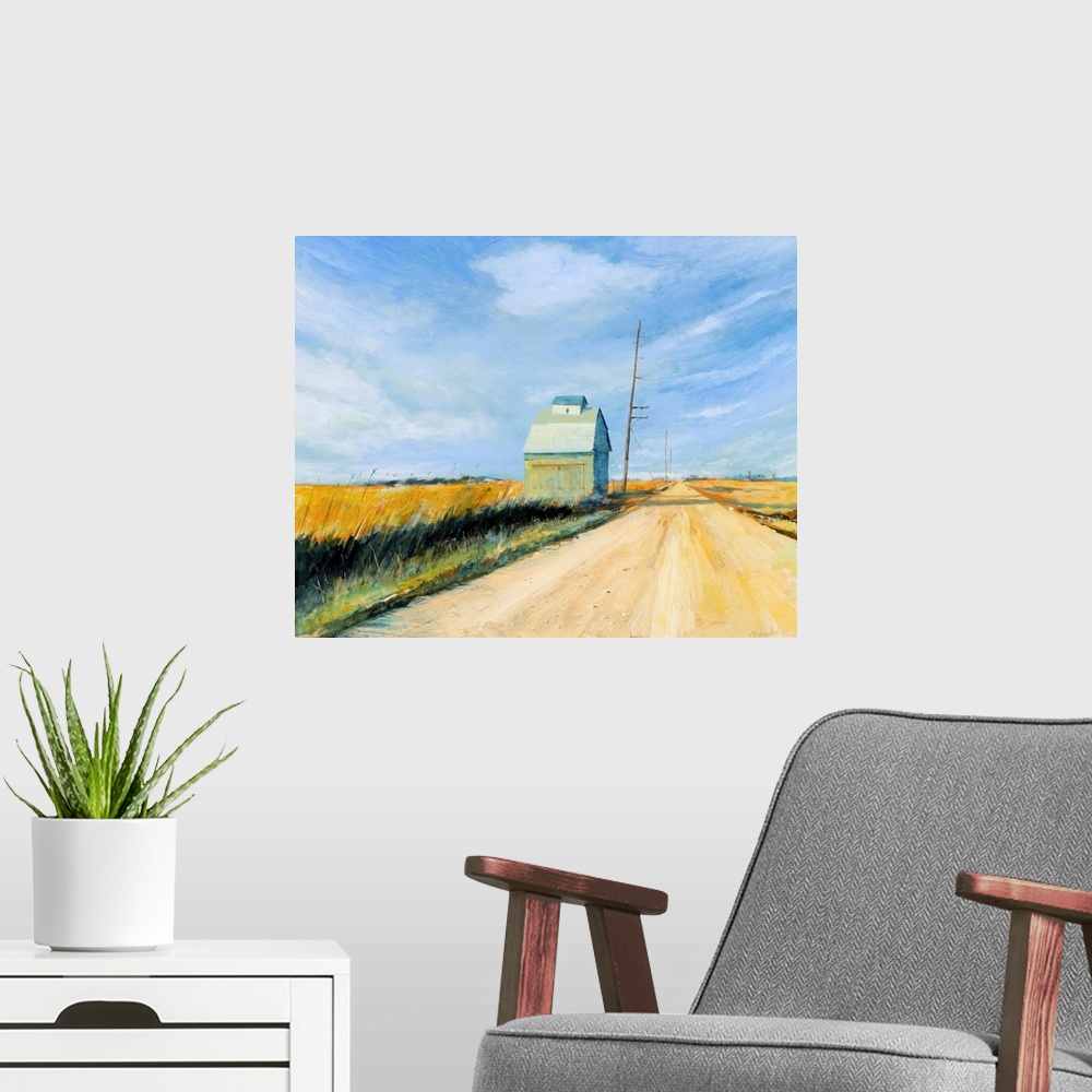 A modern room featuring Open Road