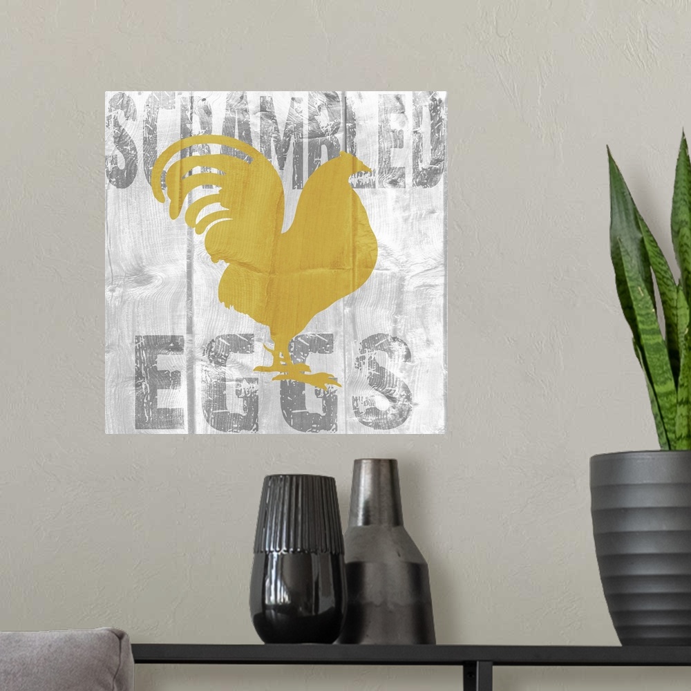 A modern room featuring Scrambled Eggs