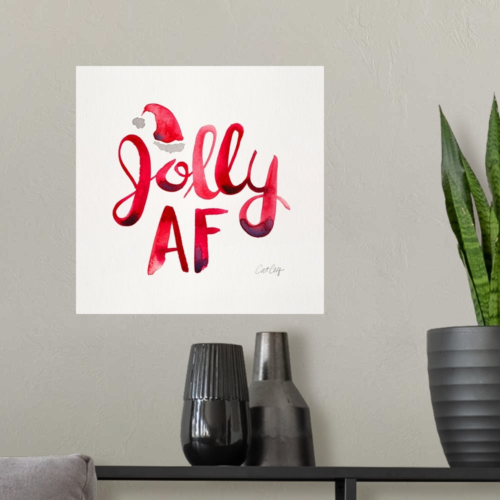 A modern room featuring Jolly AF