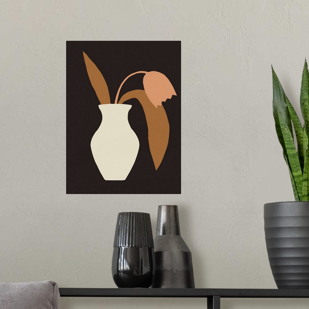 A modern room featuring Sad Tulip