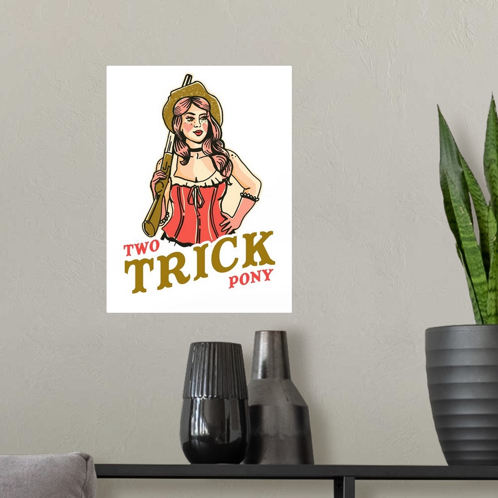 A modern room featuring Two Trick