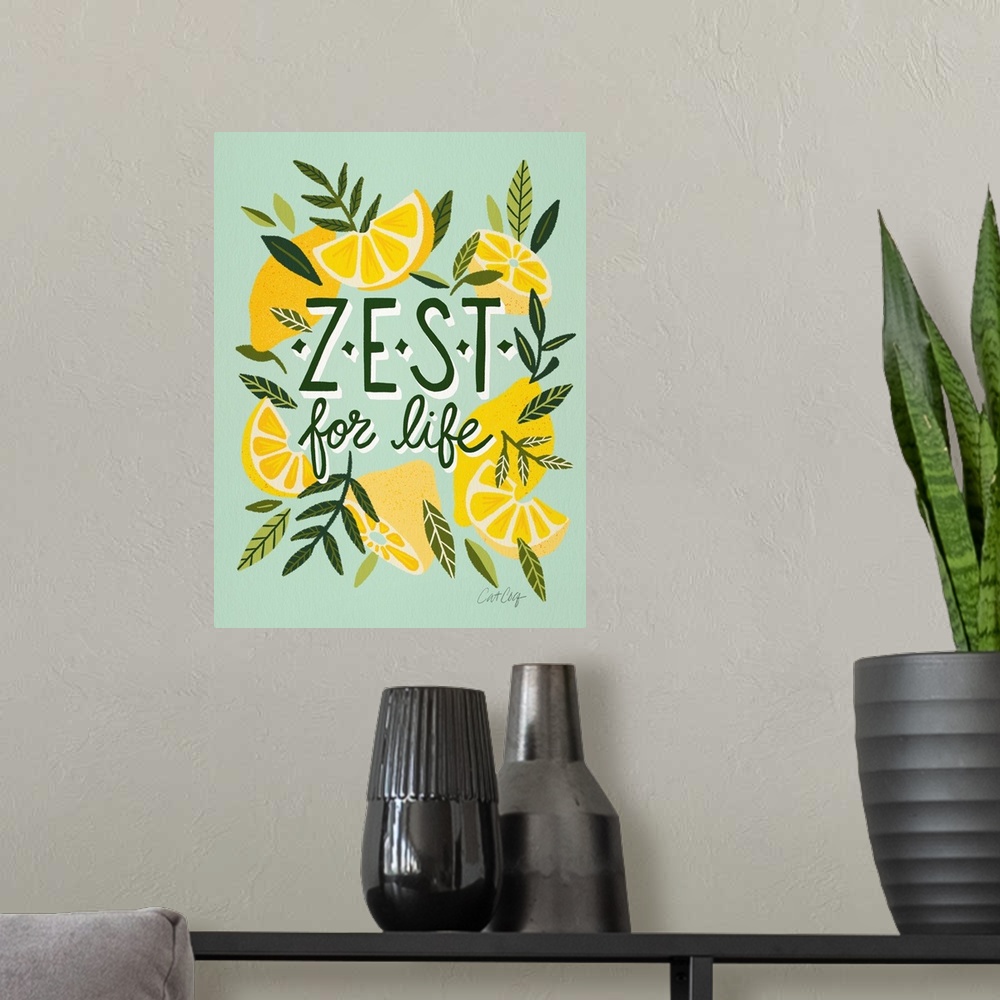 A modern room featuring Zest For Life