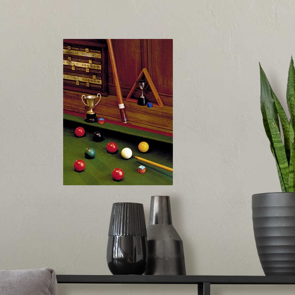 A modern room featuring Snooker
