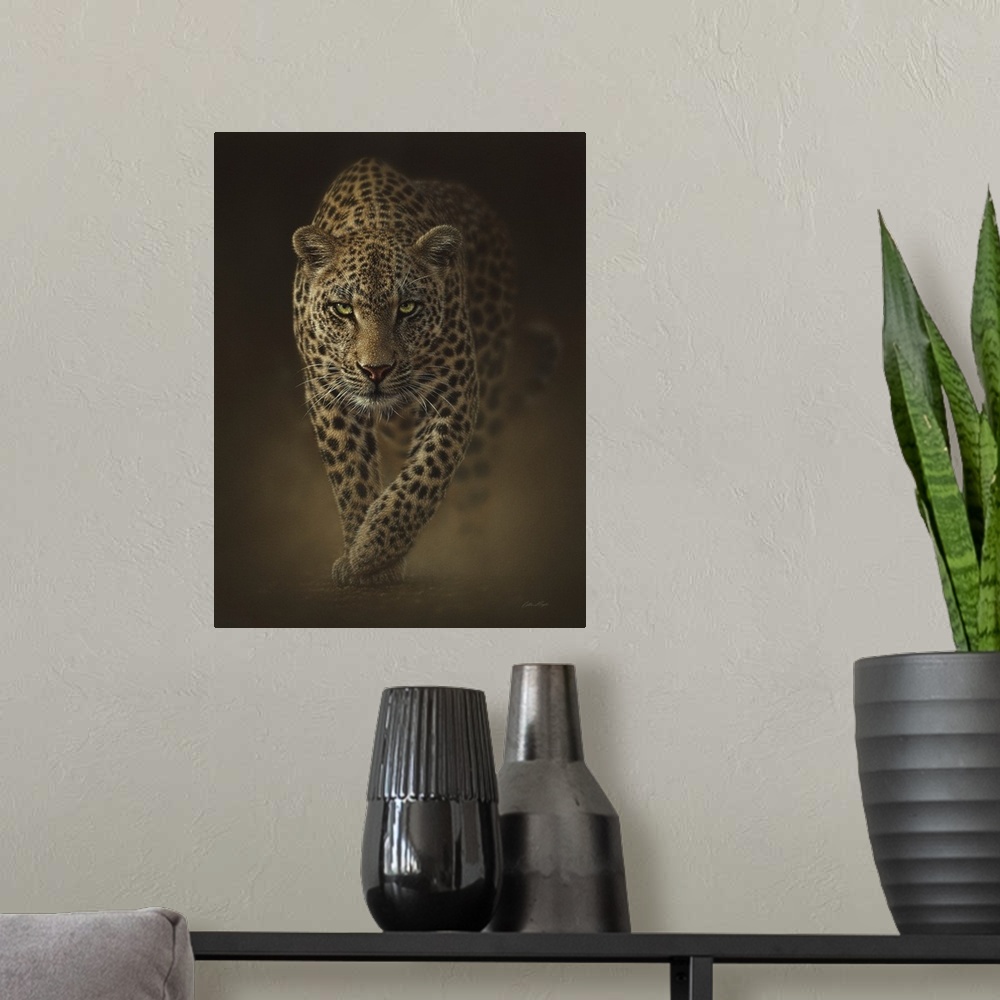 A modern room featuring Leopard - Savage
