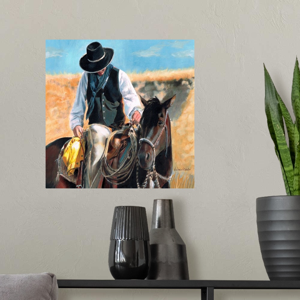 A modern room featuring The Cowboy Touch