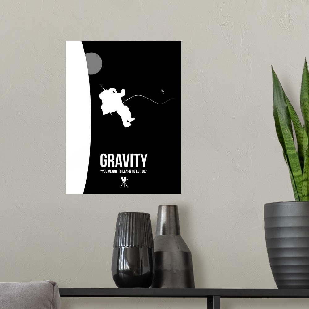 A modern room featuring Gravity