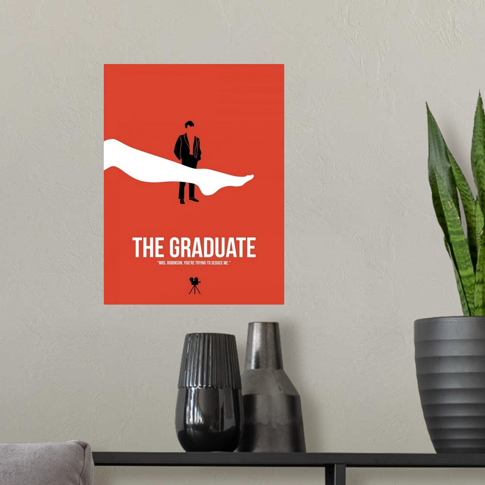 A modern room featuring The Graduate