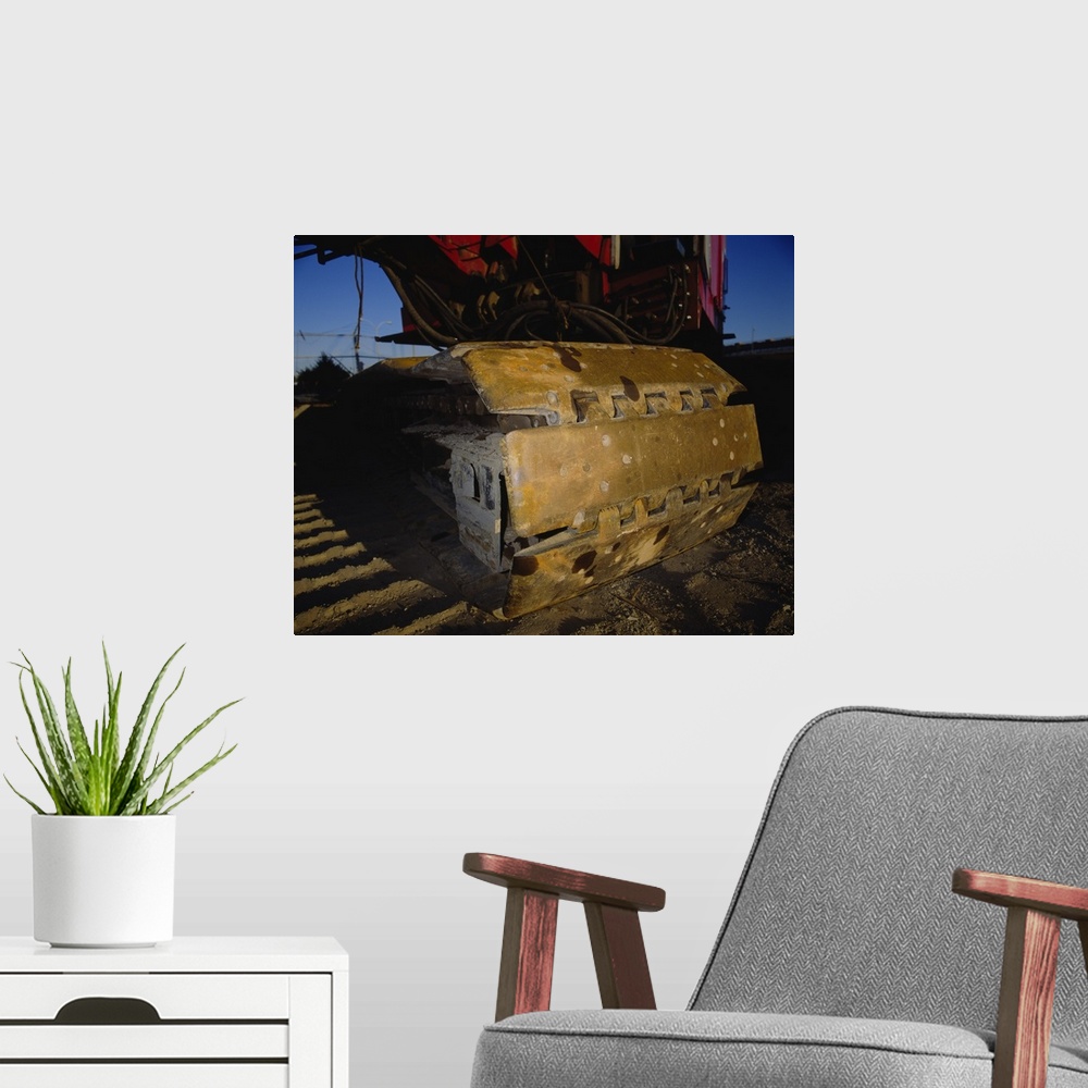 A modern room featuring Close-up of a construction equipment, California