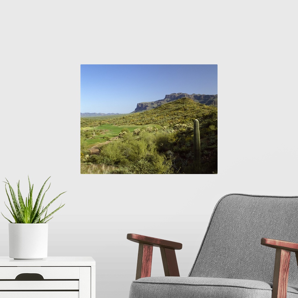 A modern room featuring Golf course, Gold Camp, Pinal County, Arizona