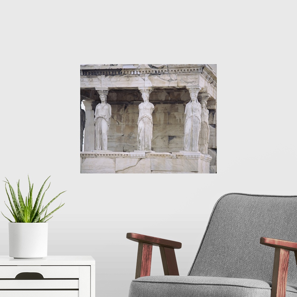 A modern room featuring Temple of Athena Nike Erectheum Acropolis Athens Greece