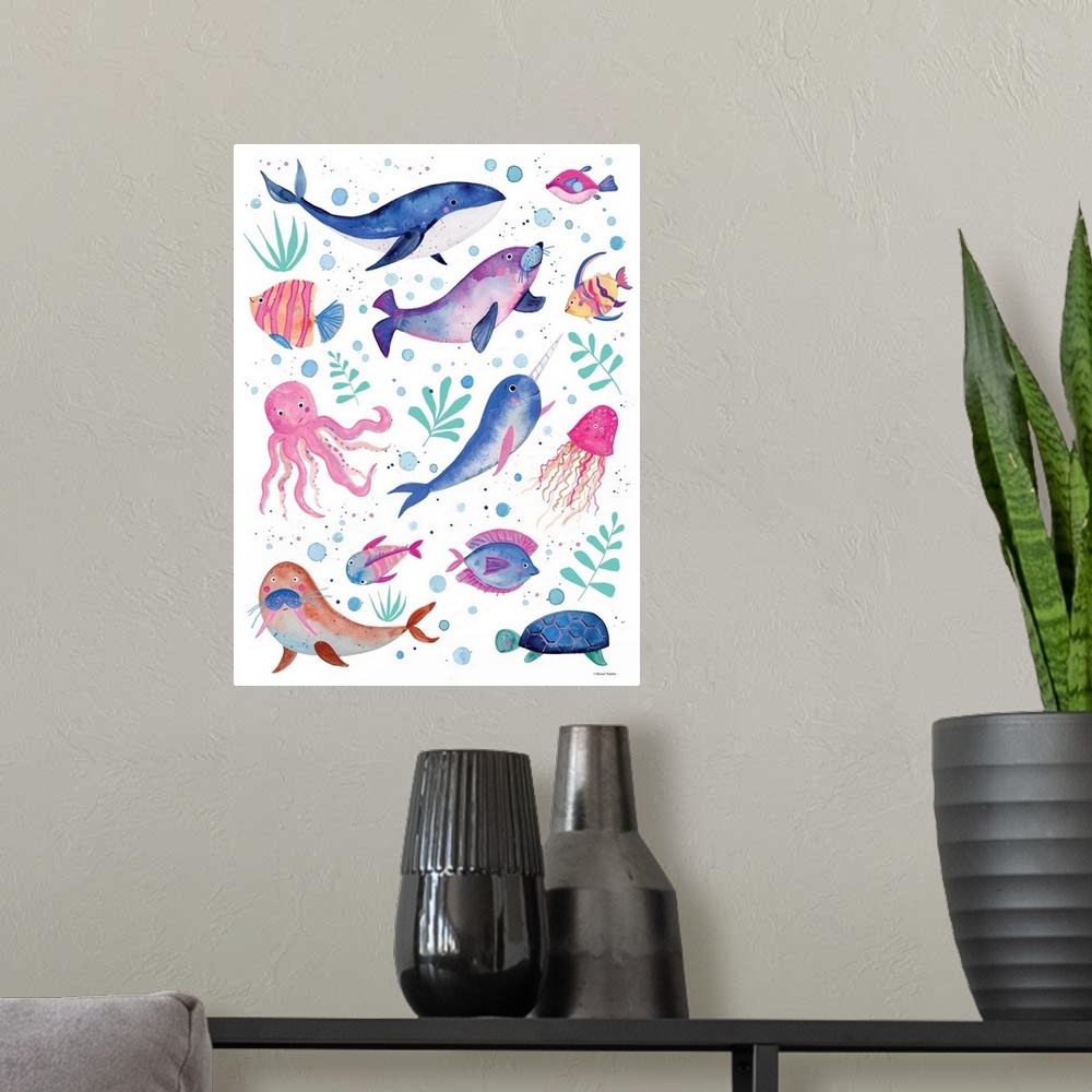 A modern room featuring Cute And Quirky Nautical Animals