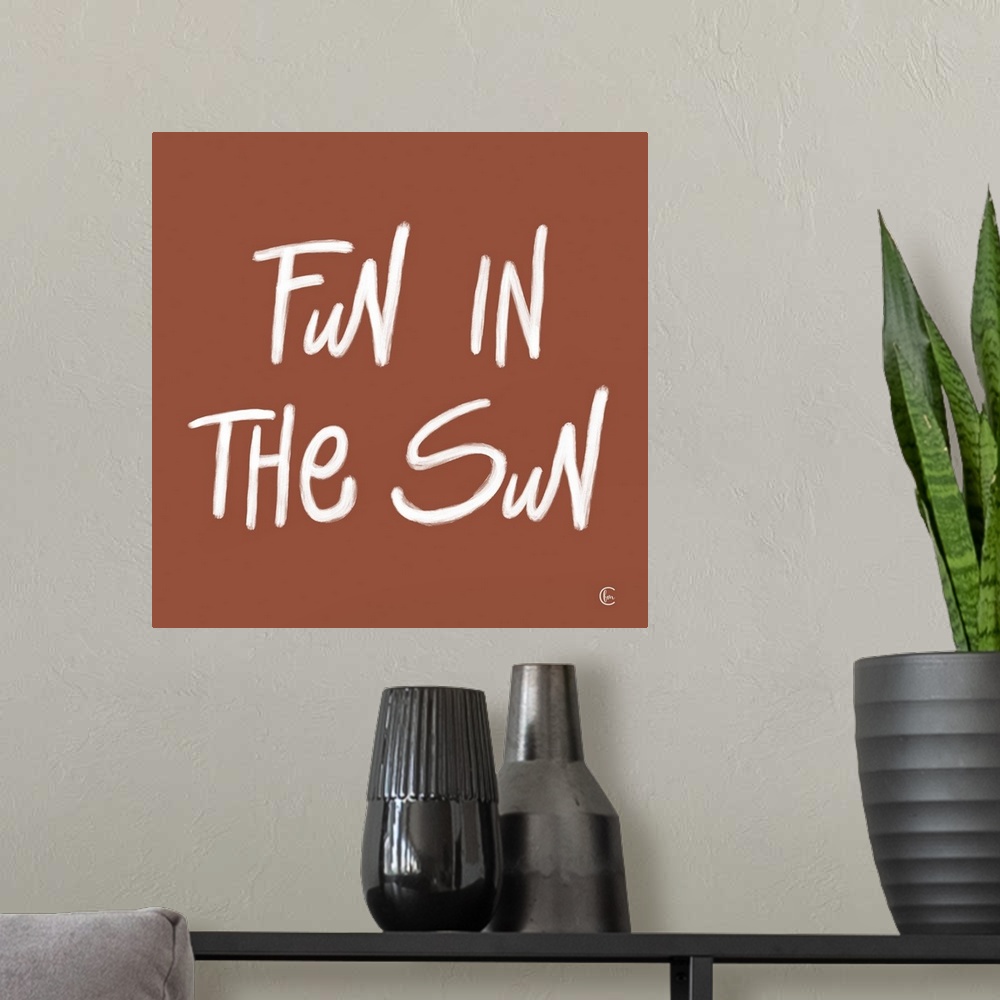 A modern room featuring Fun In The Sun
