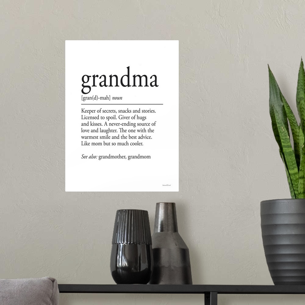 A modern room featuring Grandma Definition
