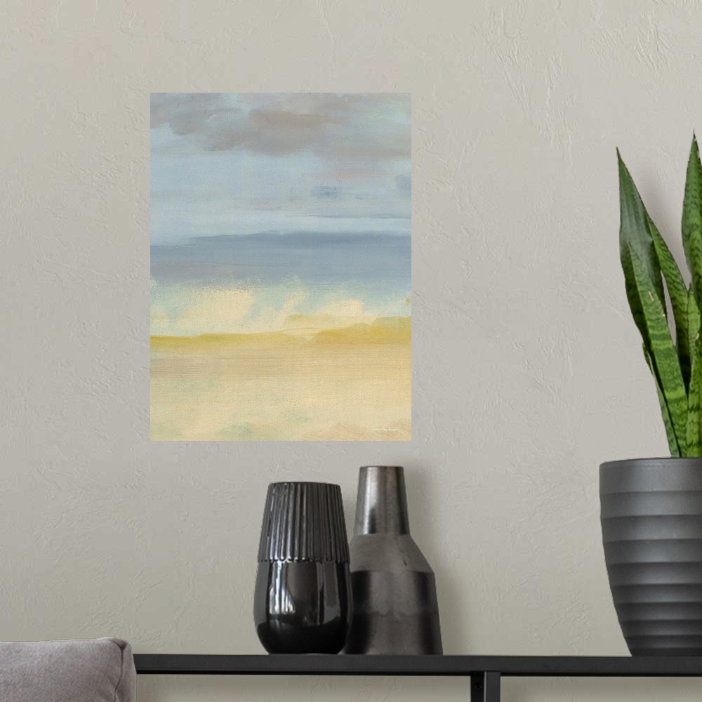 A modern room featuring Sand, Ocean And Sky