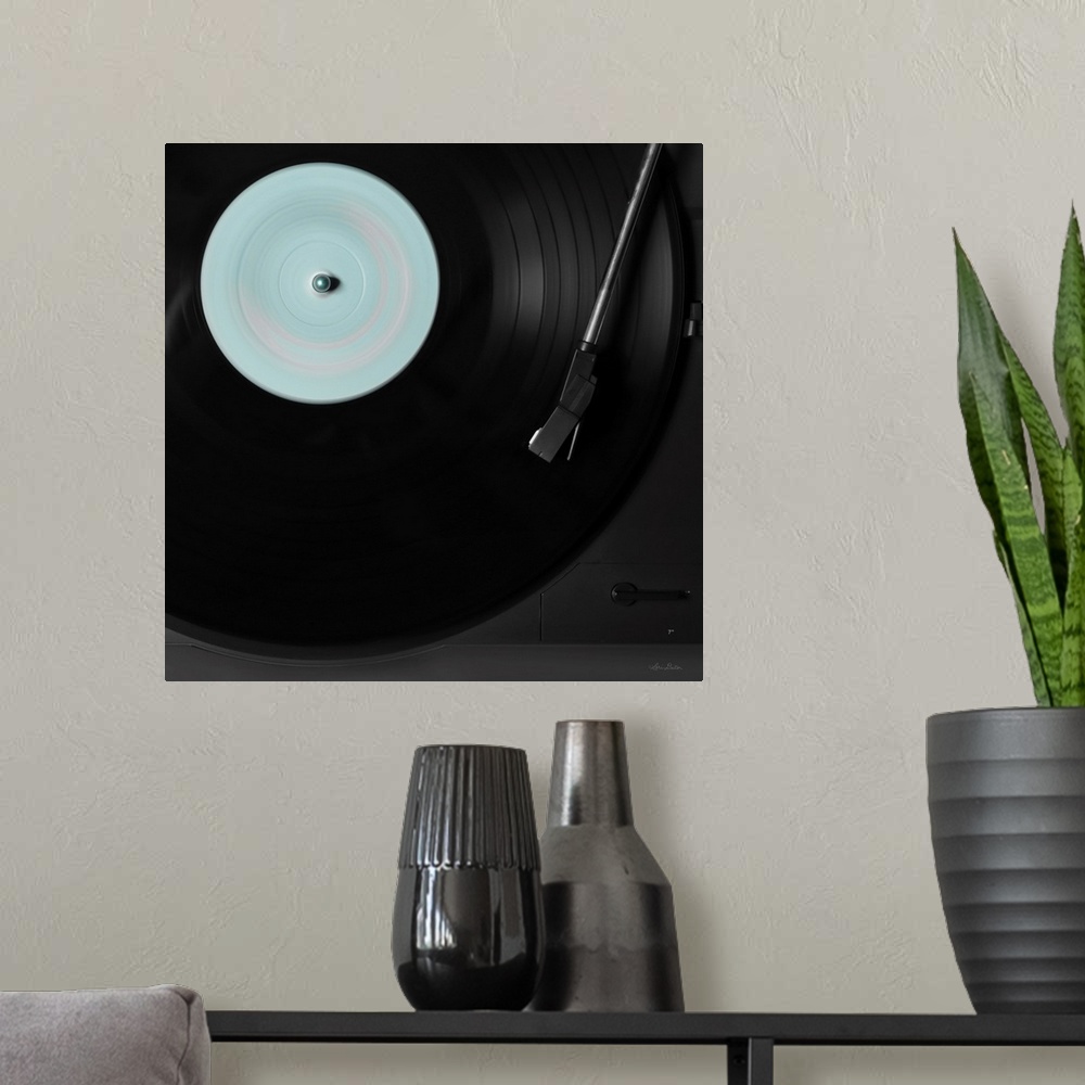 A modern room featuring Turntable Tune