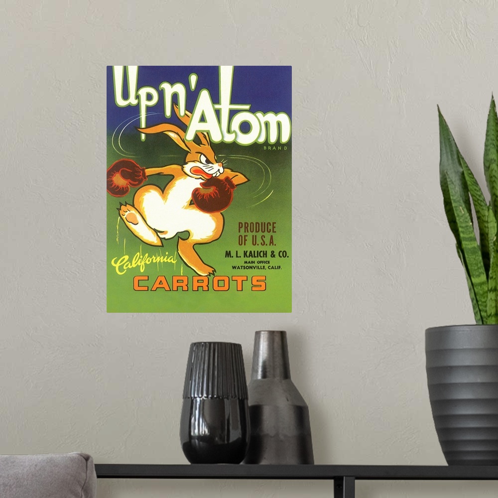 A modern room featuring Up N' Atom Brand