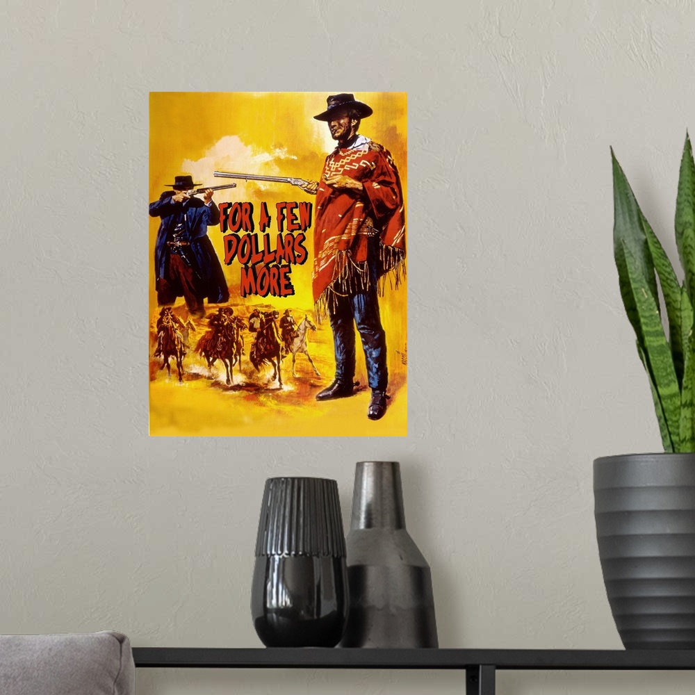 A modern room featuring Clint Eastwood For a few Dollars More 1
