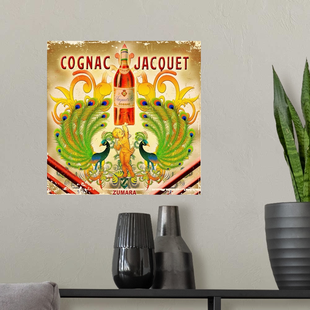 A modern room featuring Cognac Jacquet 2