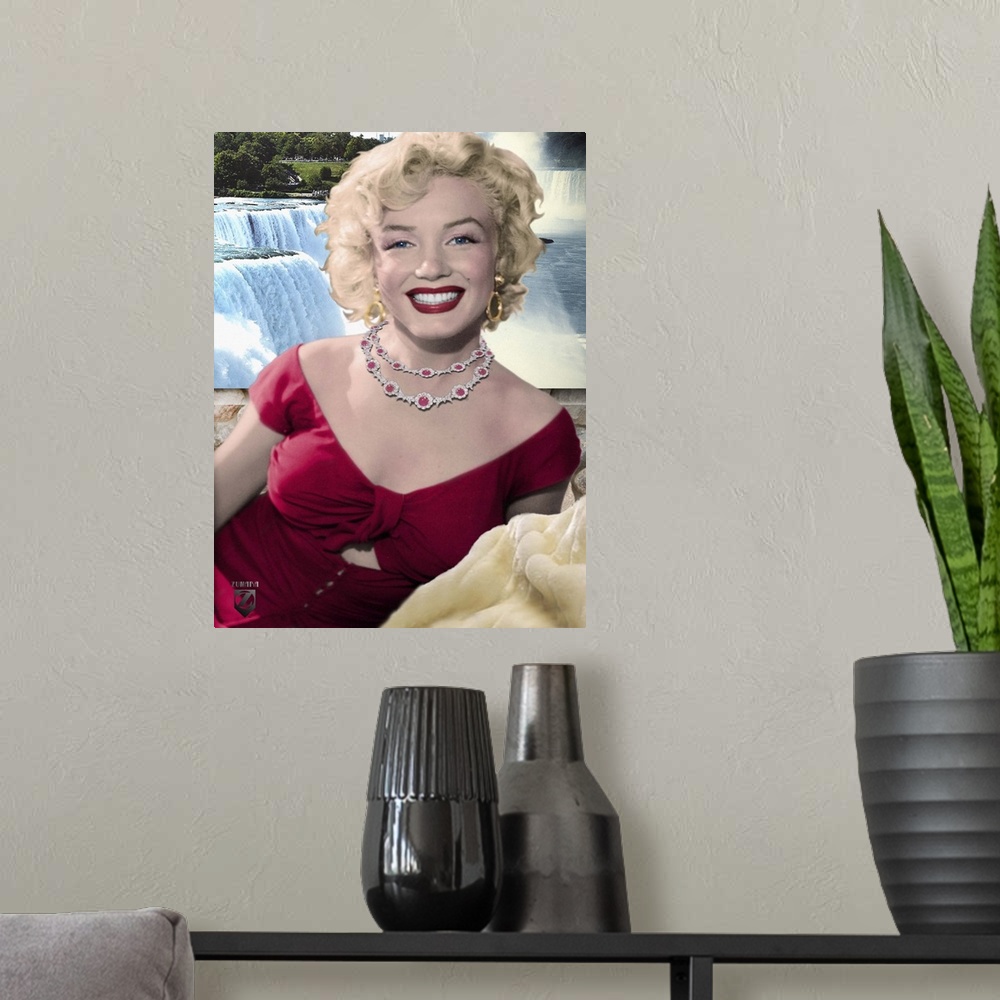 A modern room featuring Marilyn Monroe Niagara 2