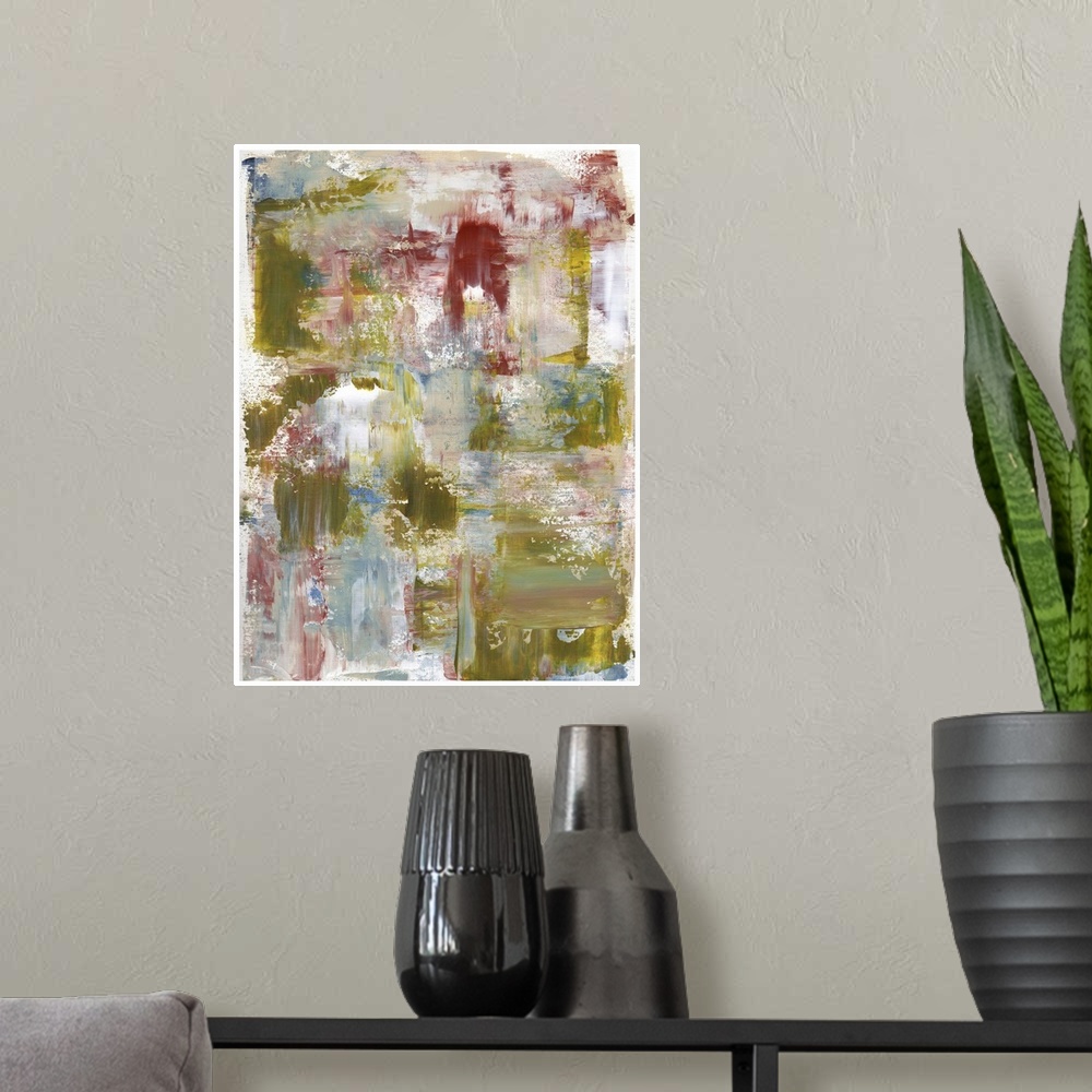 A modern room featuring Fading Abstract