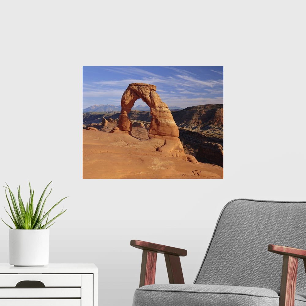 A modern room featuring Delicate Arch, Arches National Park, Utah