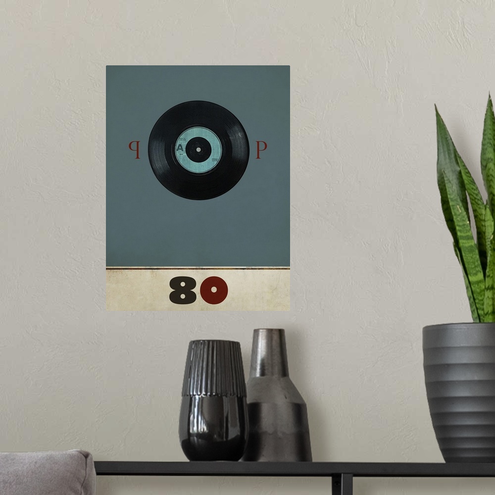 A modern room featuring Vinyl 80