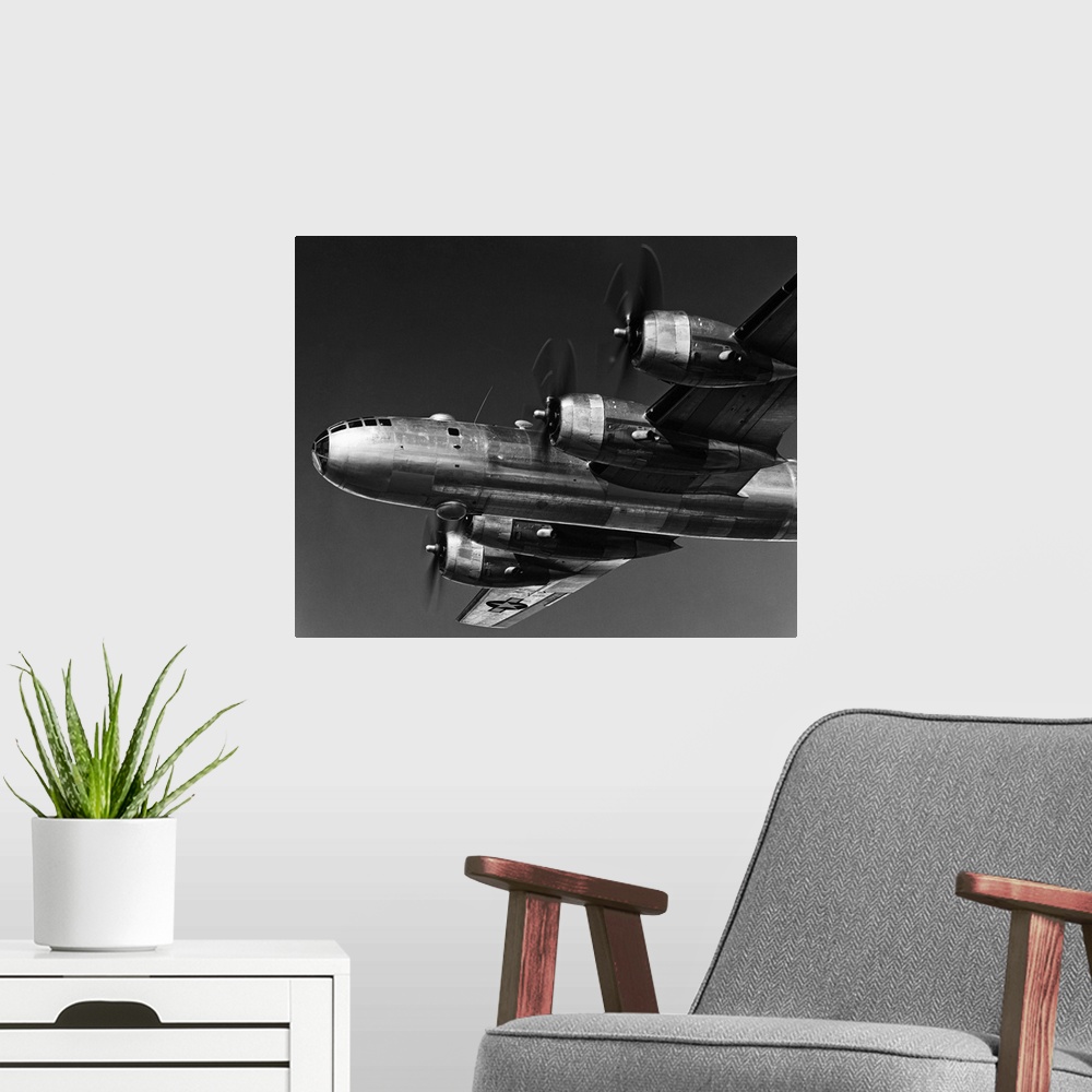 A modern room featuring B-29 Superfortress. Photographed c1944.