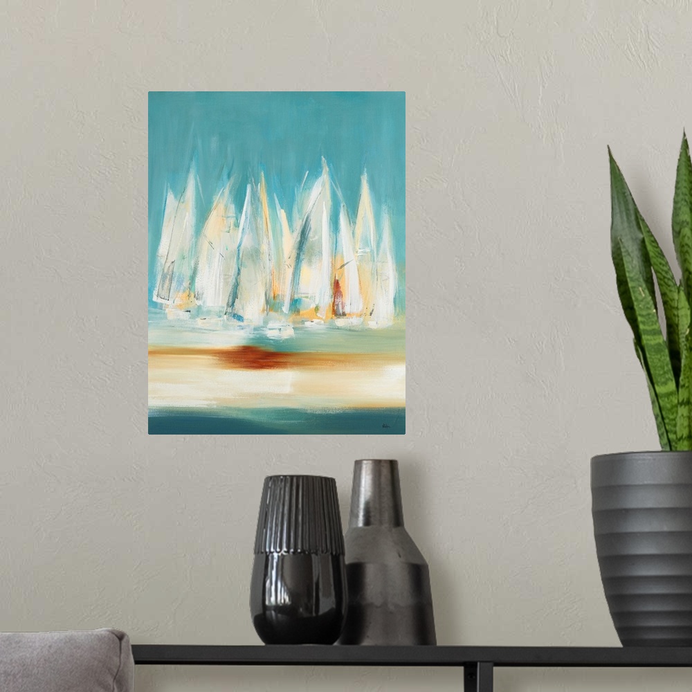 A modern room featuring A Day to Sail II