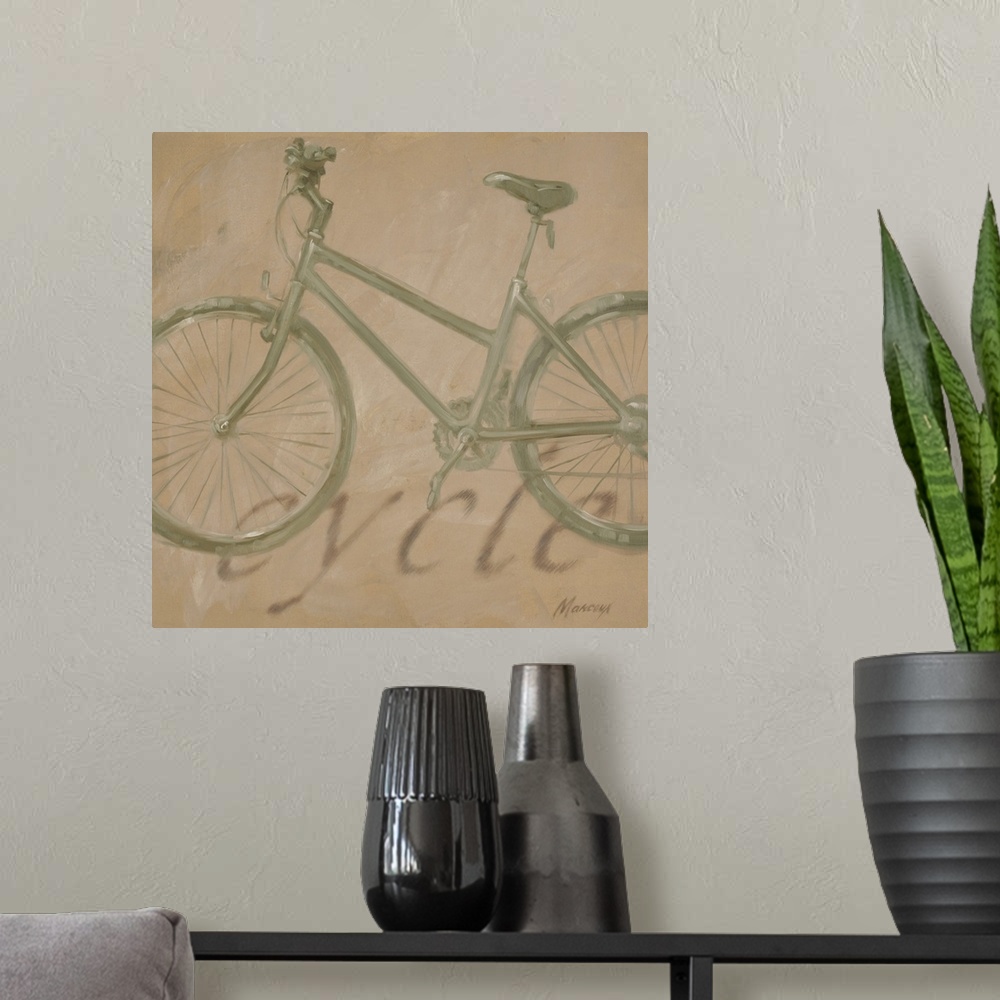 A modern room featuring Cycle