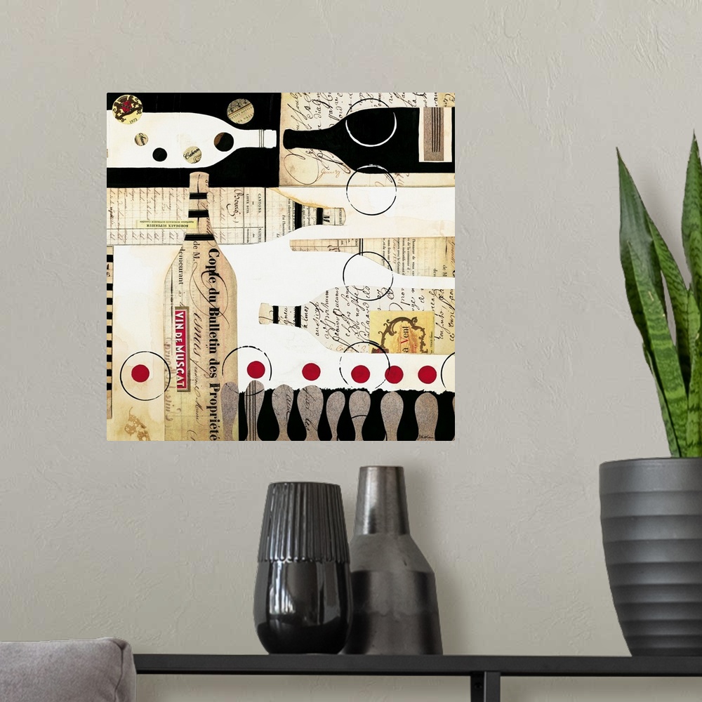 A modern room featuring Deco Vino I