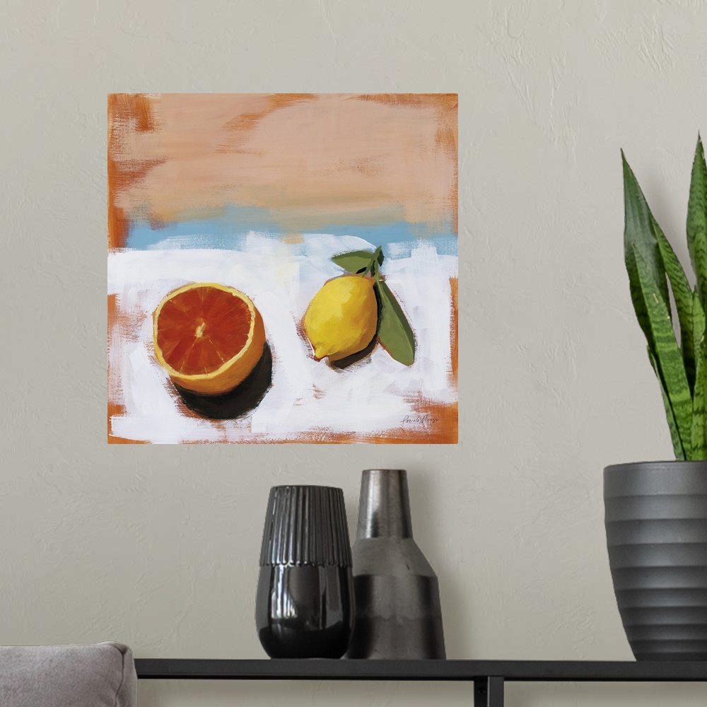 A modern room featuring Fruit and Cheer I