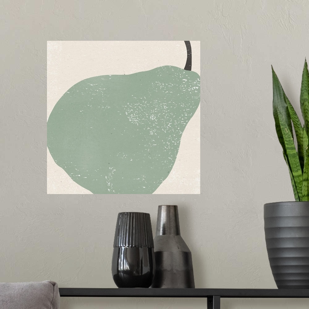 A modern room featuring Graphic Fruit IV