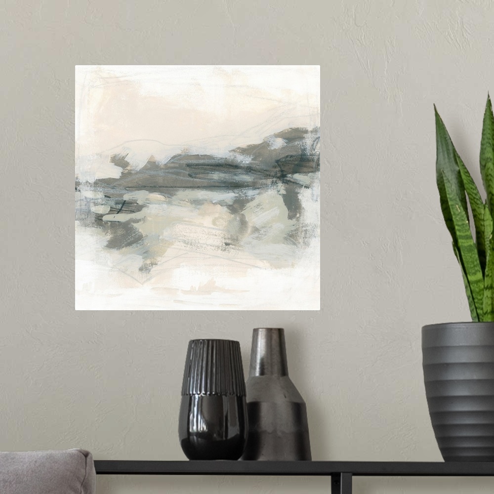 A modern room featuring Abstract Coast Vignette II