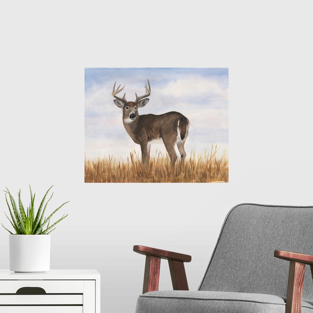 A modern room featuring Big Sky Whitetail I