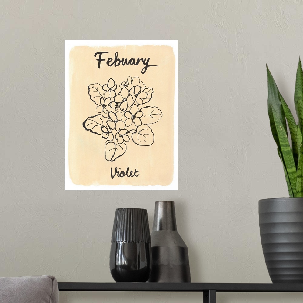 A modern room featuring Birth Month II
