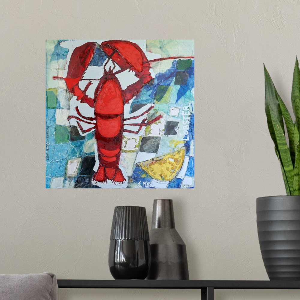A modern room featuring Brilliant Maine Lobster IV