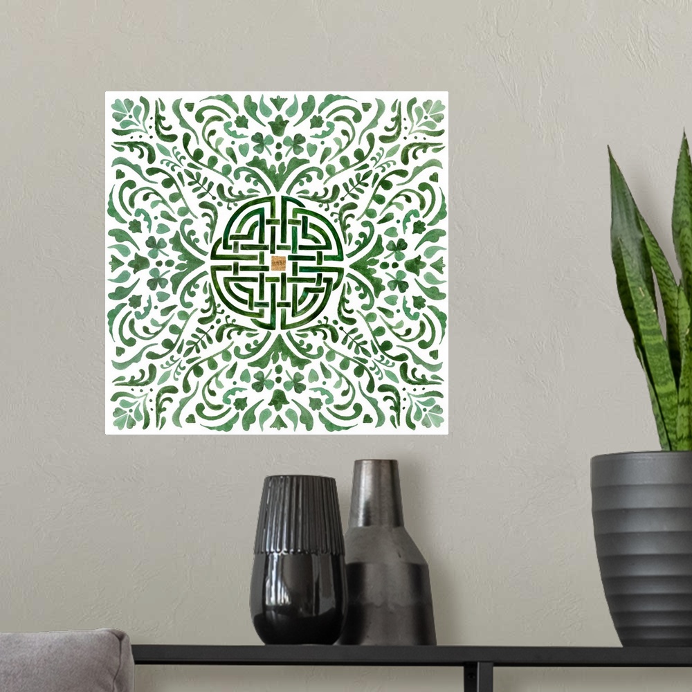 A modern room featuring Celtic Knot I